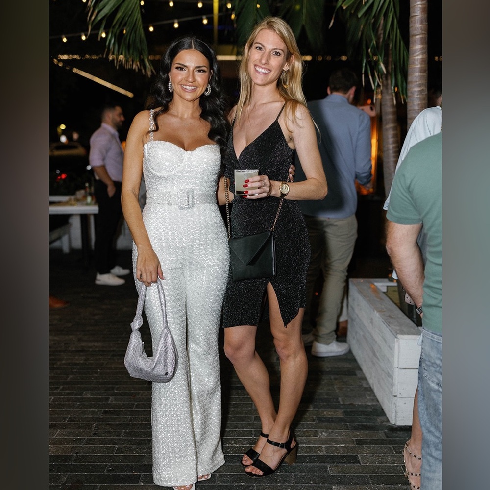 Nadine Merabi Lucinda White Jumpsuit